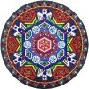 Haft Diamentowy Geometryczna Mandala 30x30 cm
